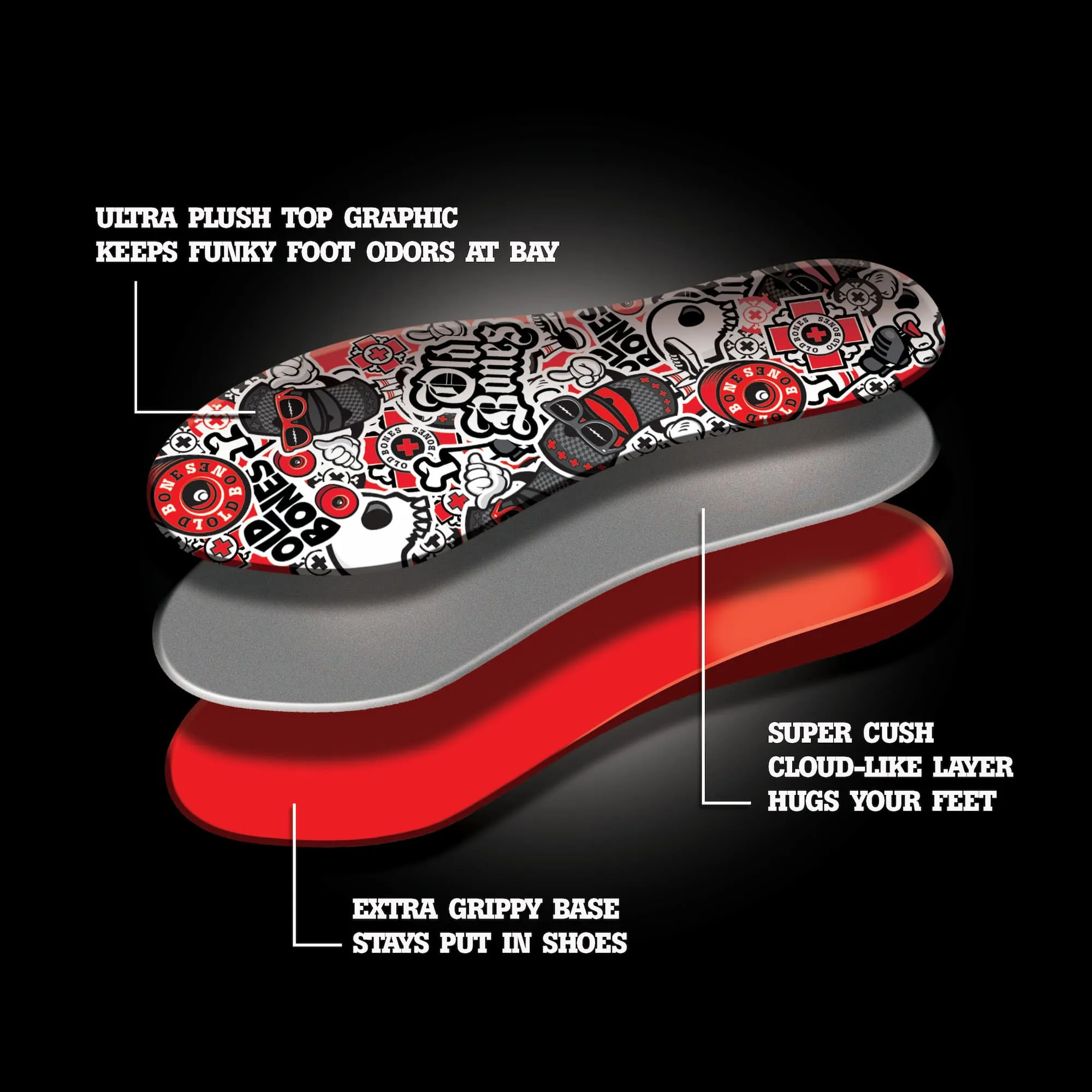 Foot Insoles: Shock Absorbing   All Day (2-Pack)