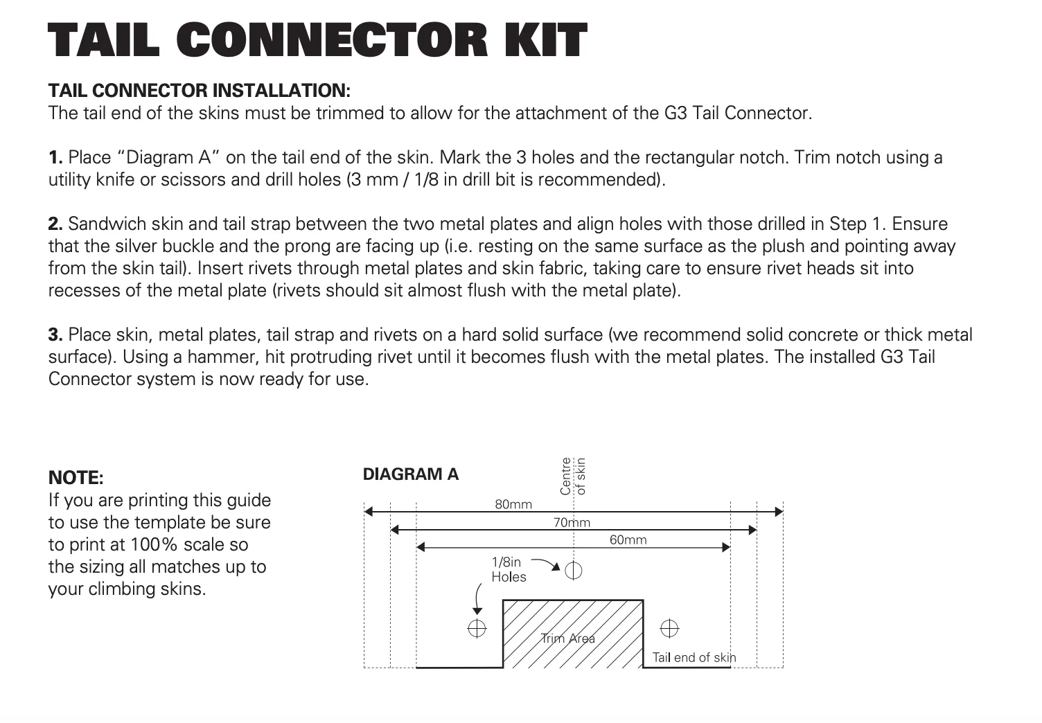 G3 Universal Tail Connector Kit