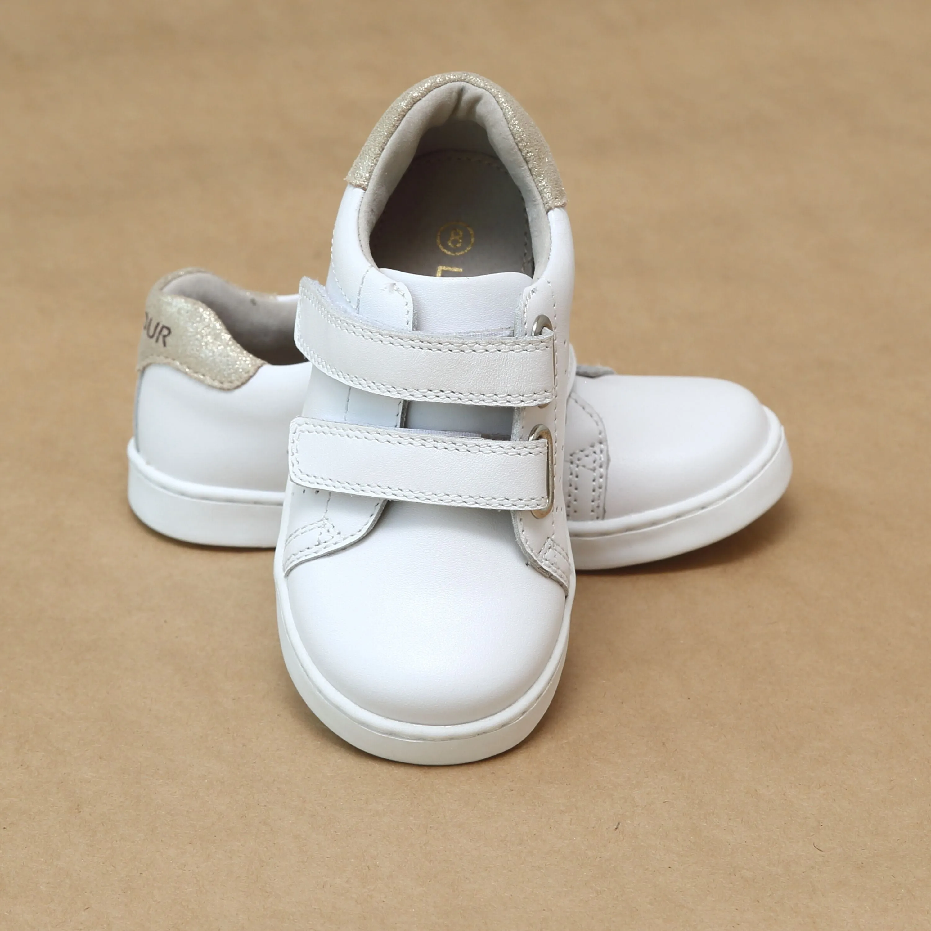 Girls Kenzie Double Velcro Sweetheart Sneaker