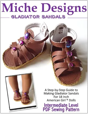 Gladiator Sandals 18" Doll Shoes