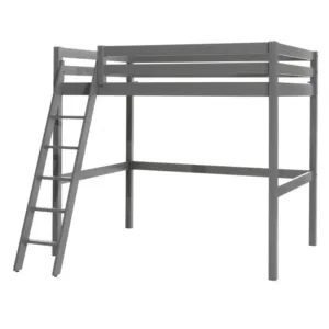 Grey 4ft6 Double High Sleeper by Vipack Pino