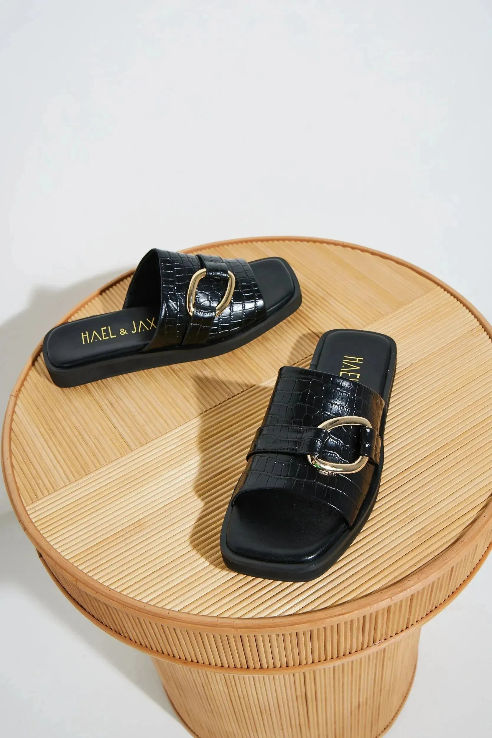 Hael and Jax Josie Sandals in Black