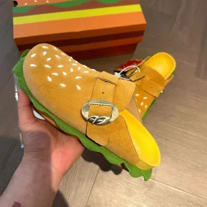 Hamburger Style Casual Beach Slippers