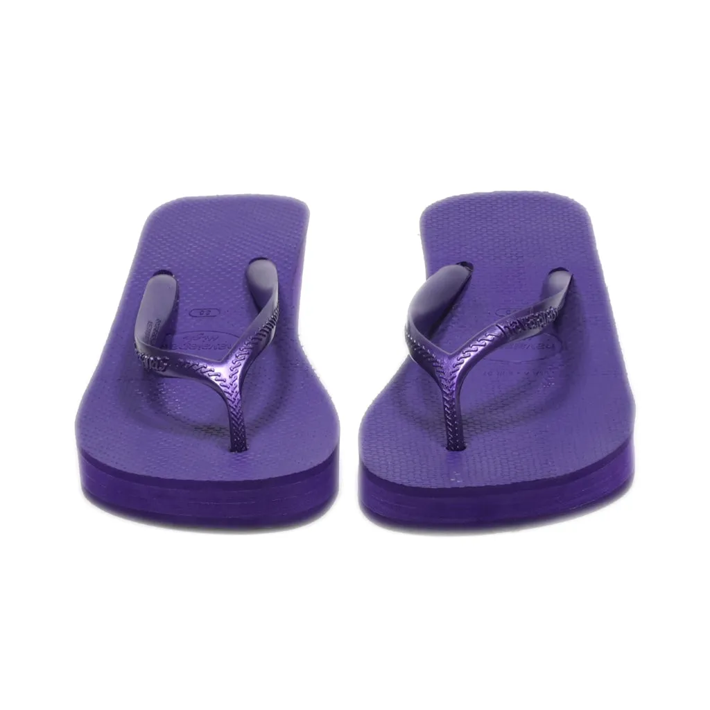 Havaianas Wedge Sandals Eva Purple Colour For Women