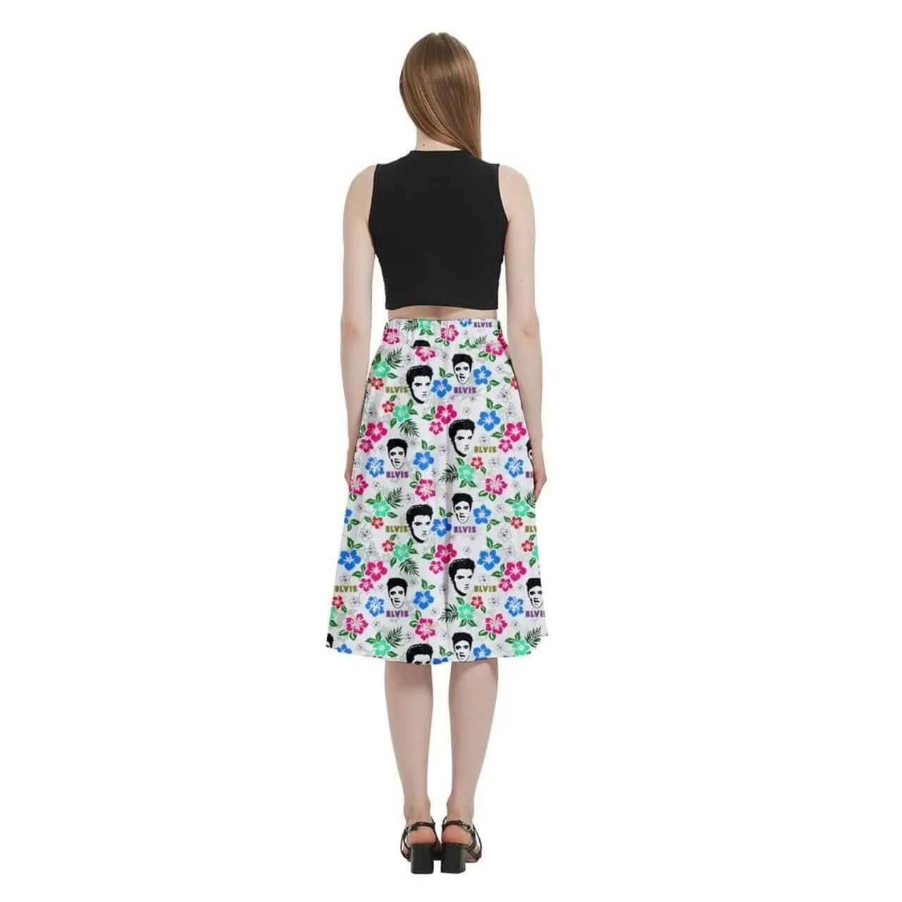 Hawaii Elvis Full Circle Skirt Various Colours