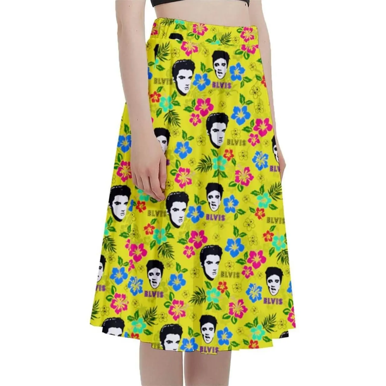 Hawaii Elvis Full Circle Skirt Various Colours