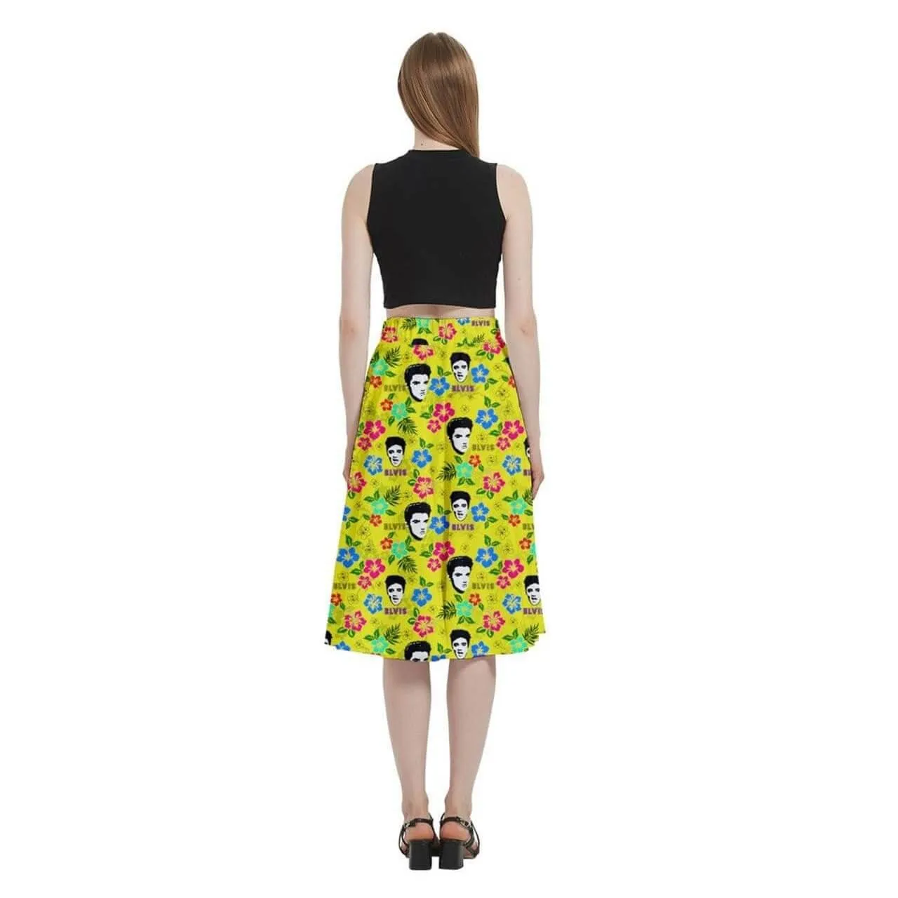 Hawaii Elvis Full Circle Skirt Various Colours