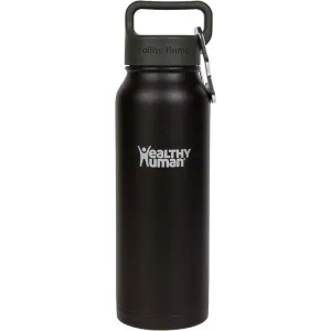 Healthy Human Stein Water Bottle - Pure Black 21oz (620ml)