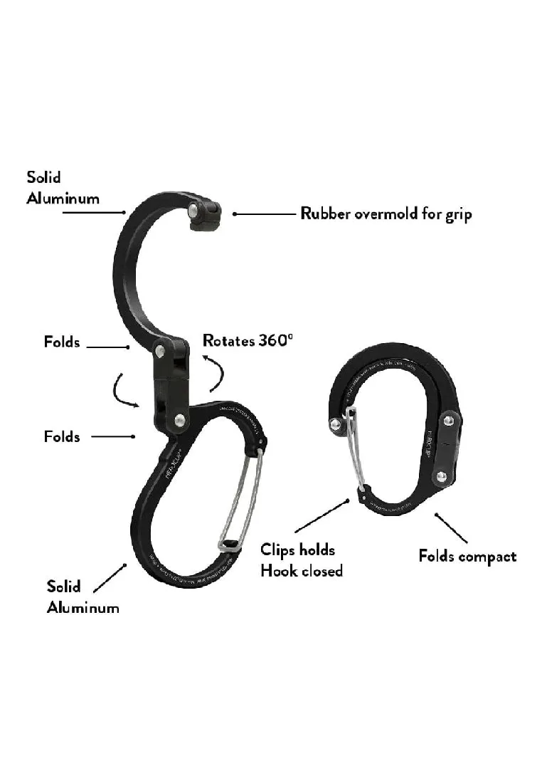 Heroclip Carabiner Mini Black Blue