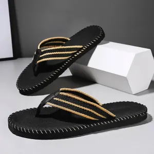 Hnzxzm New Cool Youth Beach Water Flip Flops Walking Shoes Soft Men Casual Sandals Quick Drying Sandals Seaside Slippers