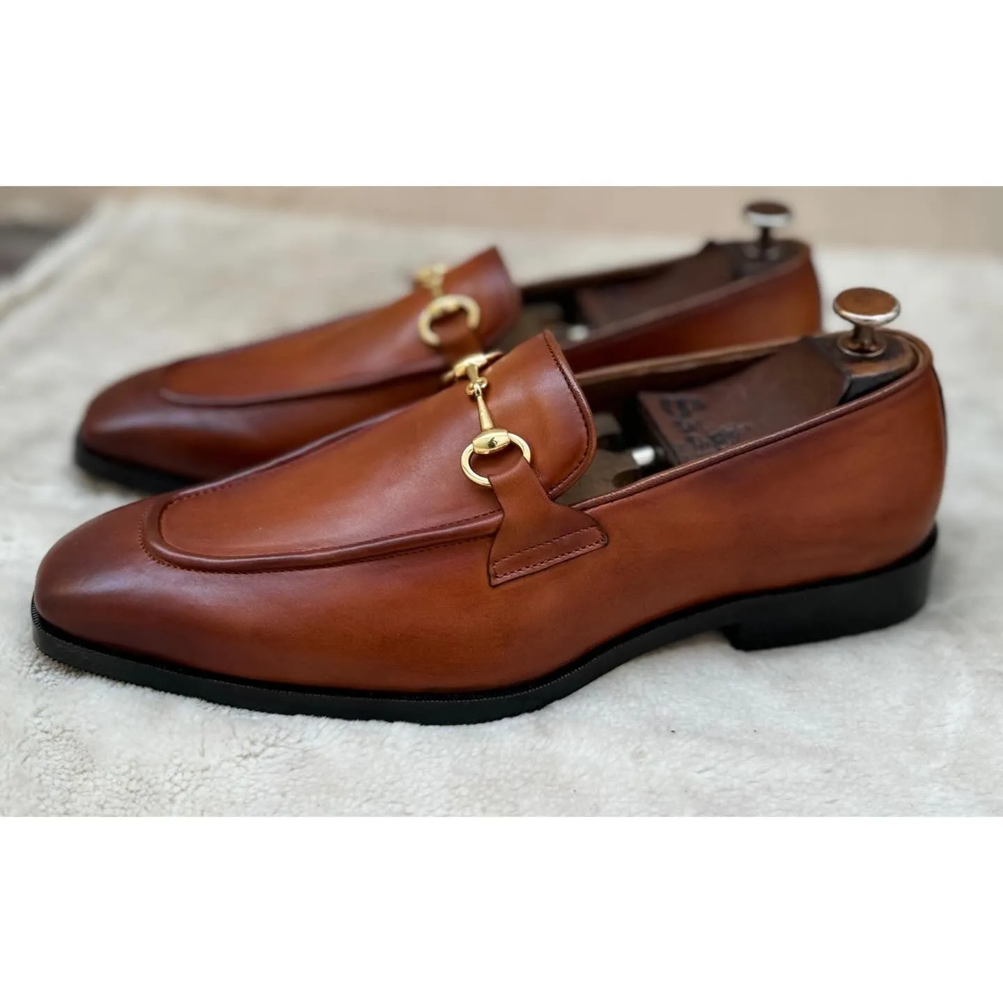 Horsebit Loafers Hand Patina