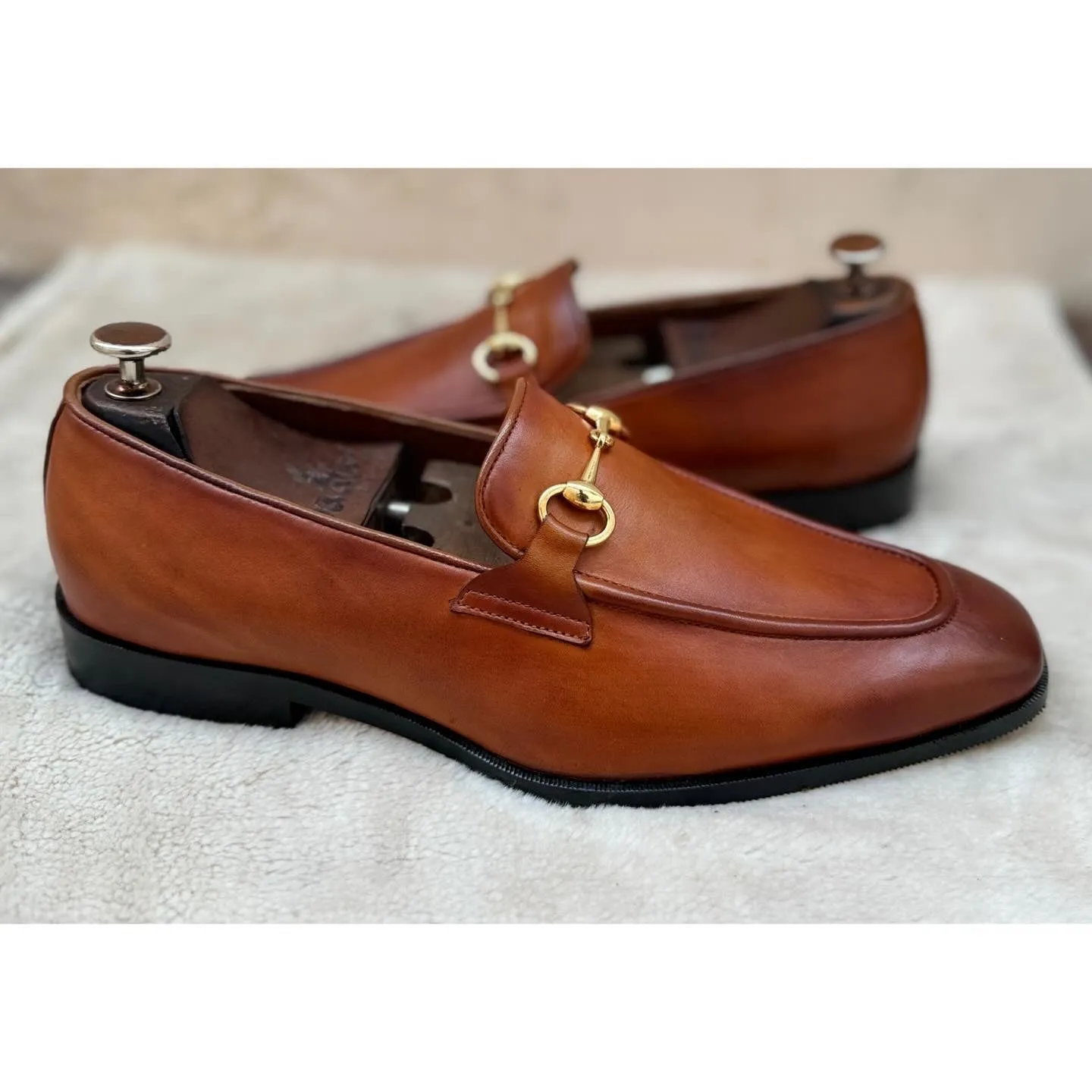 Horsebit Loafers Hand Patina