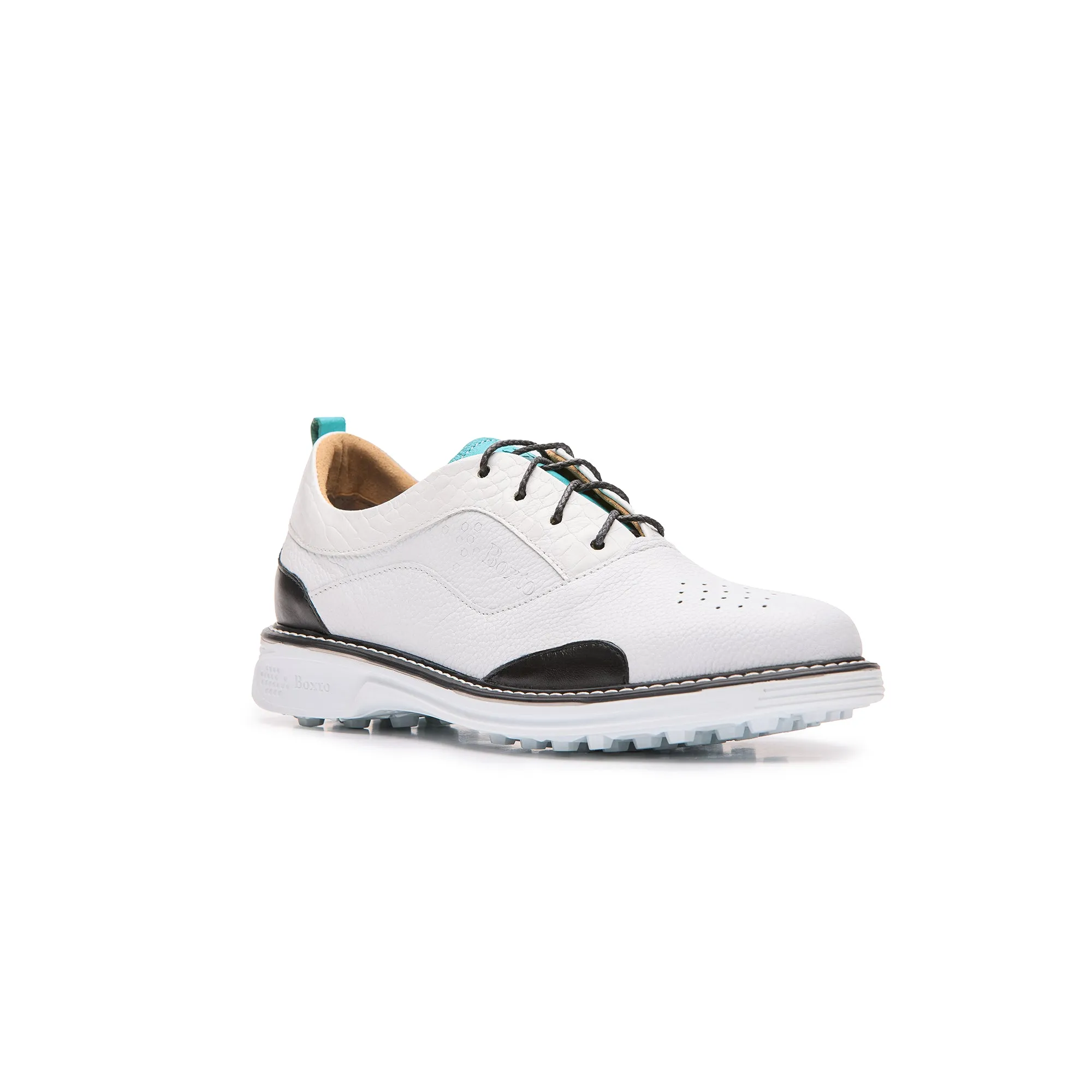 Inspiration Dreamy Spikeless Golf Shoes White Black