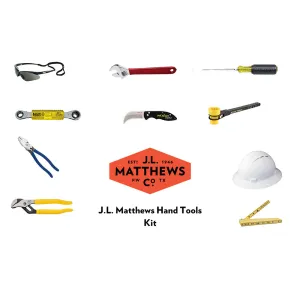 J.L. Matthews Climbing Tool Sets Linemen Hand Tools Kit