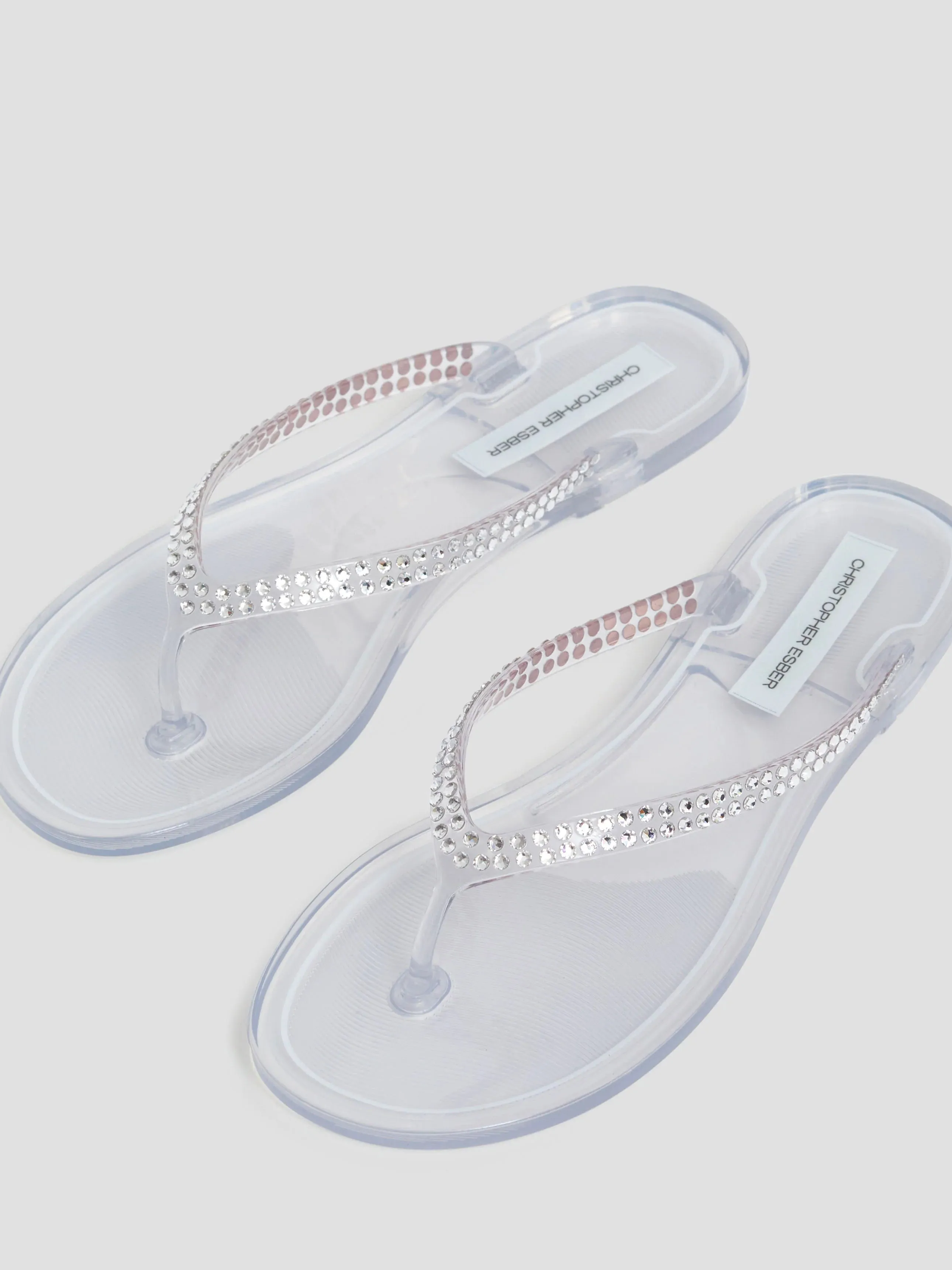 Jo Crystal Flip Flops