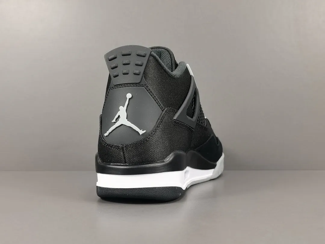 JORDAN 4 x BLACK CANVAS