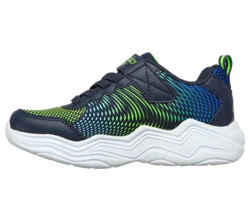 Kids Boys Skechers Erupters Iv Shoes Navy / Lime