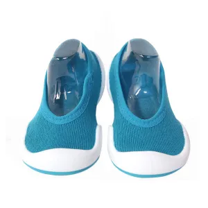 Komuello First Walker Shoes - Flat Mono Colour Blue Green - 6 to 12 Months