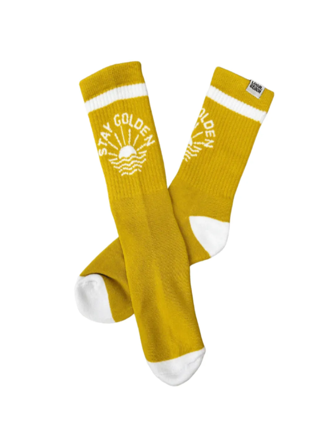 Local Beach - Stay Golden Crew Socks