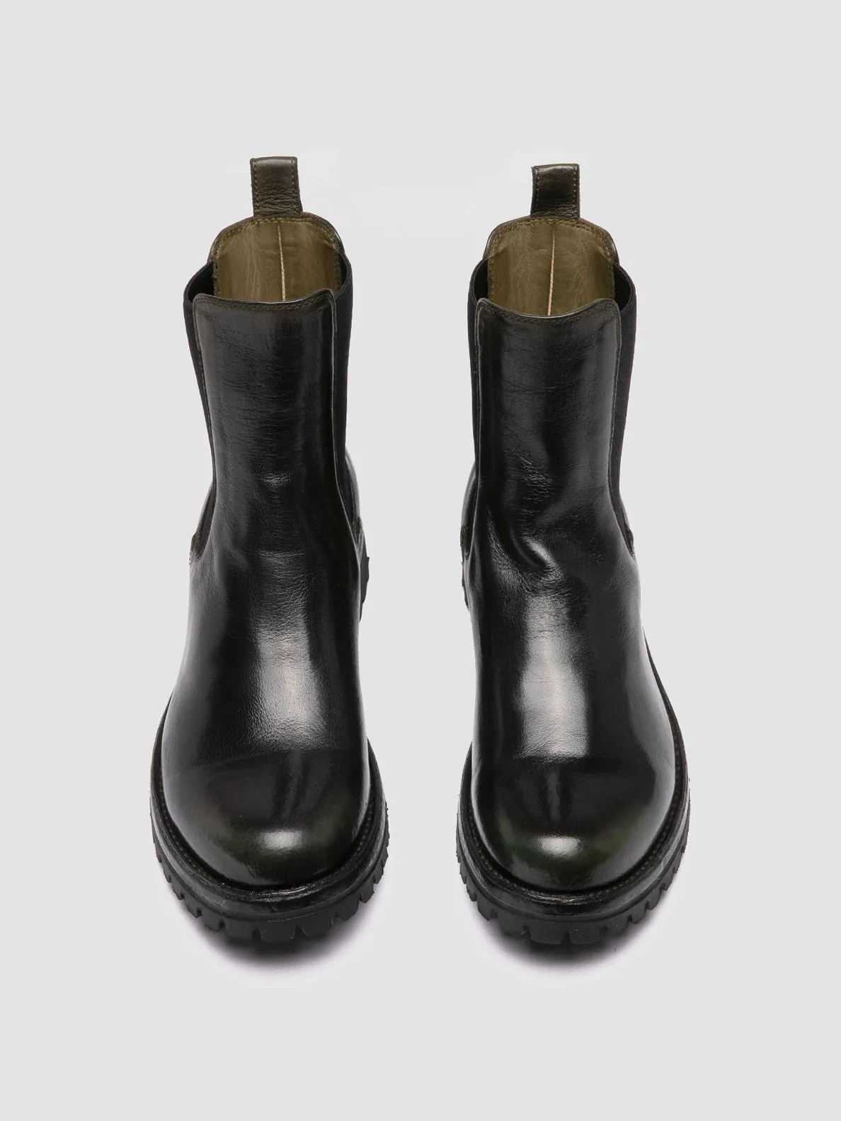 LORAINE 004 - Black Leather Chelsea Boots