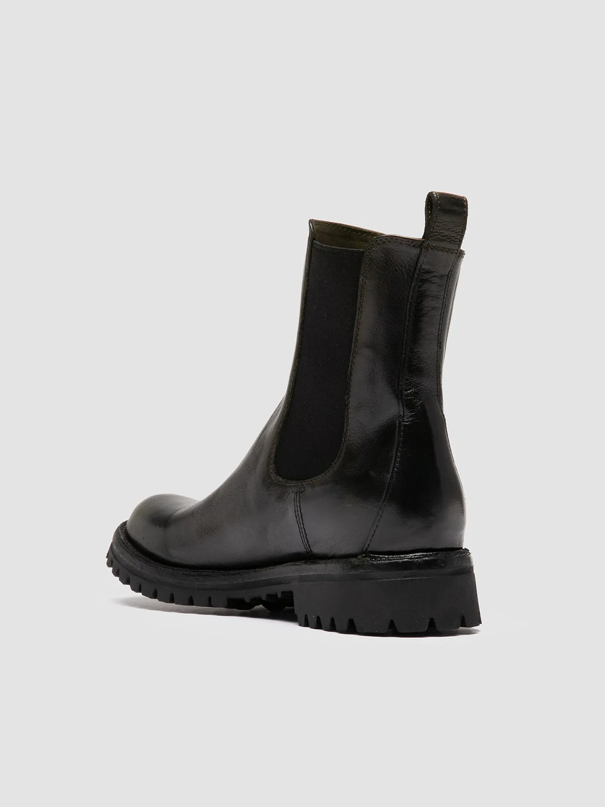 LORAINE 004 - Black Leather Chelsea Boots