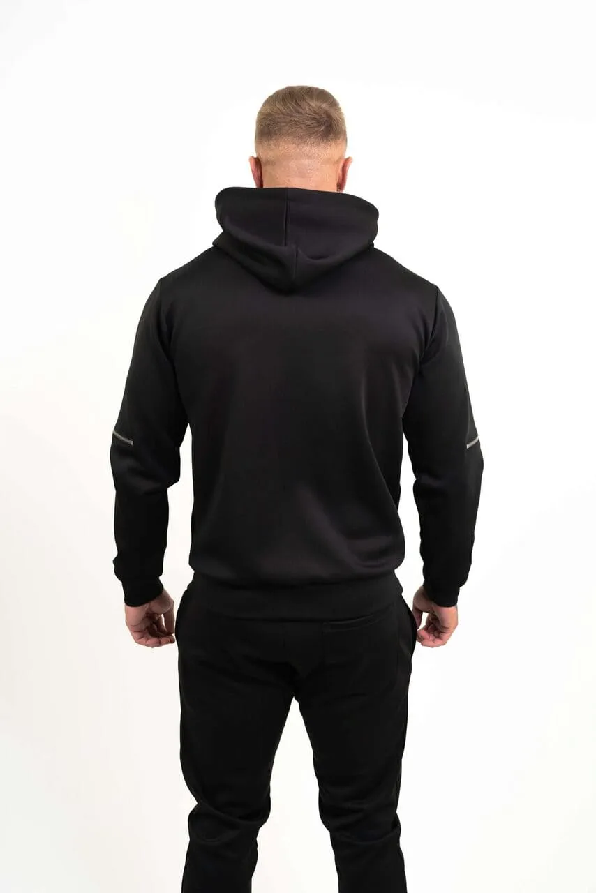 MDC Men's Black 2 Piece Tracksuit Set