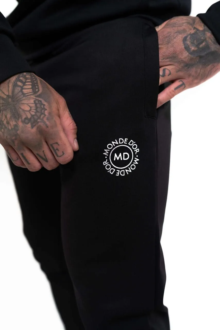 MDC Men's Black 2 Piece Tracksuit Set