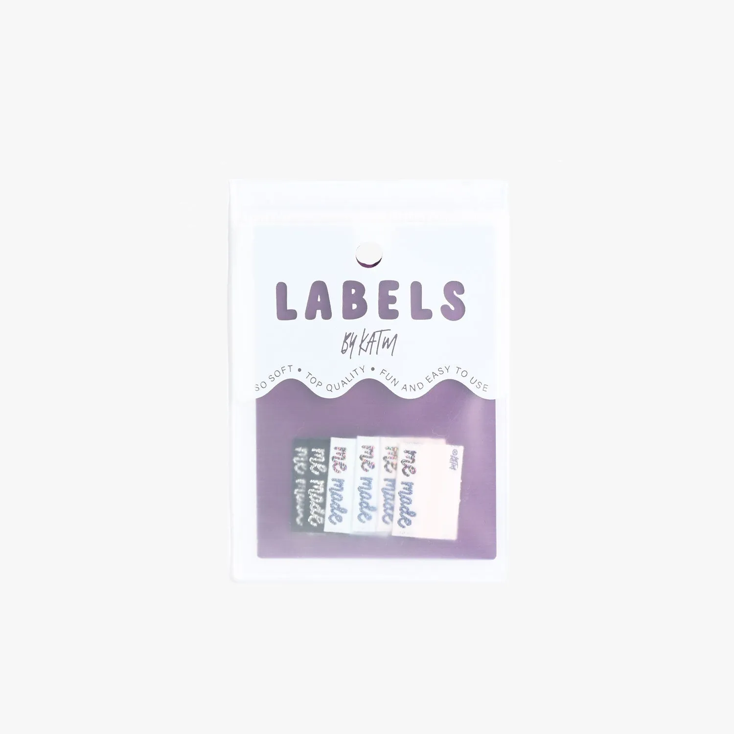 'Me Made' Side Seam Labels | 6 Sew-in Labels