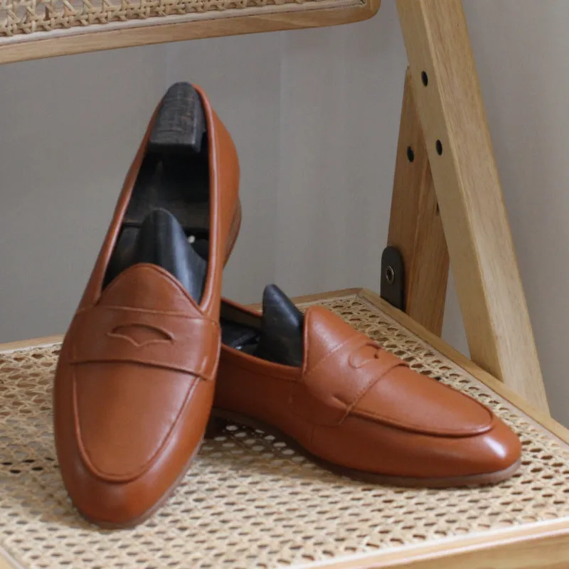 Men's Leather Penny Loafers