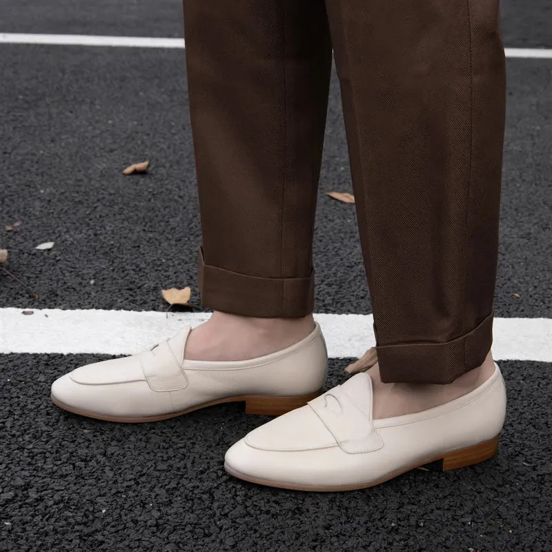 Men's Leather Penny Loafers