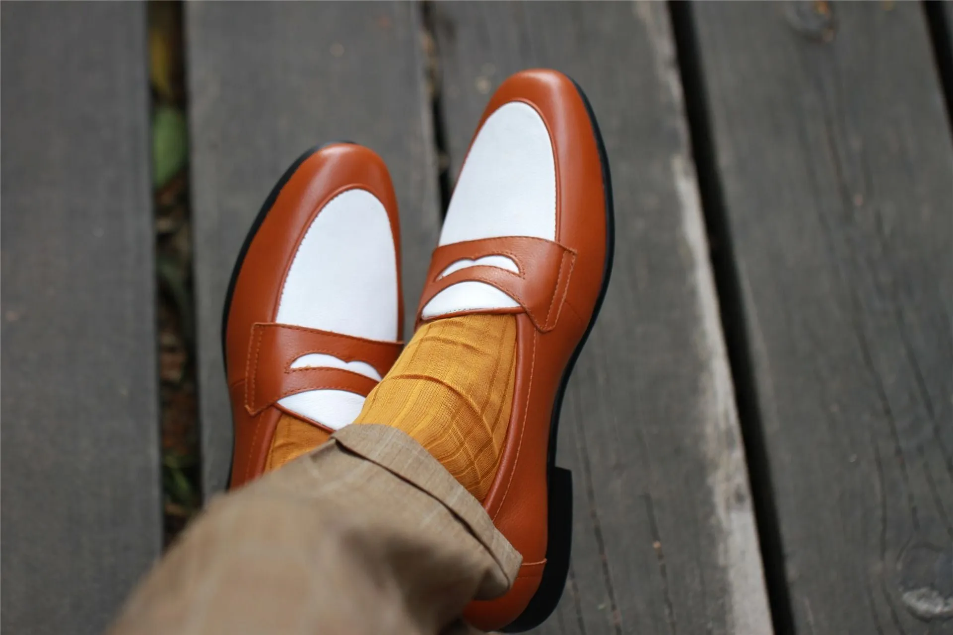 Men's Leather Penny Loafers