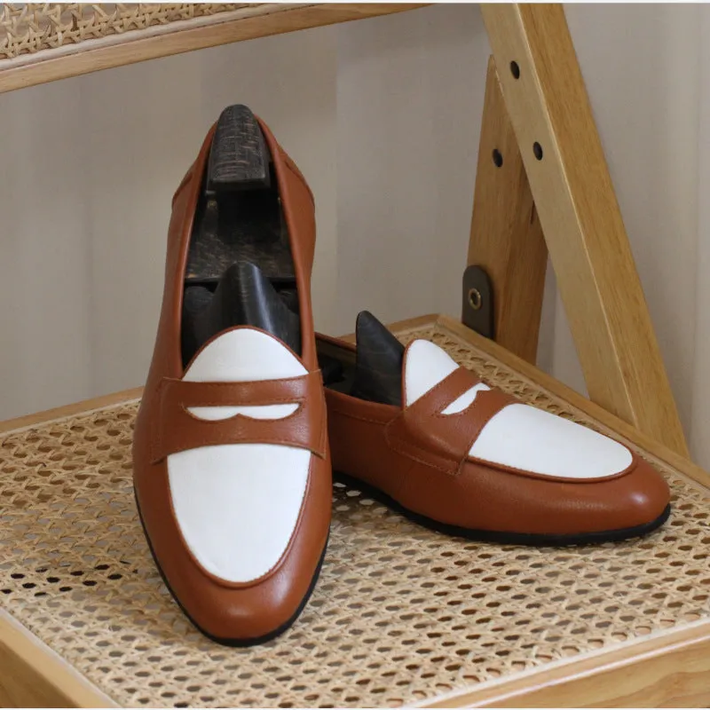 Men's Leather Penny Loafers