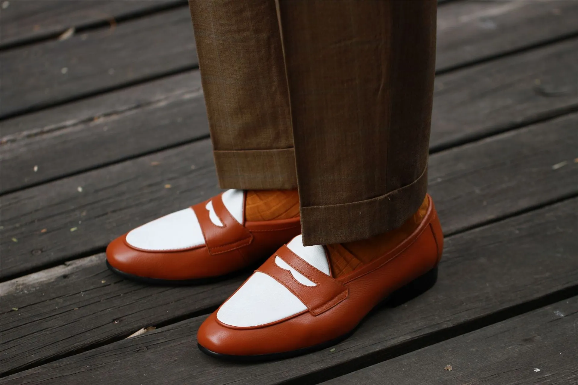 Men's Leather Penny Loafers