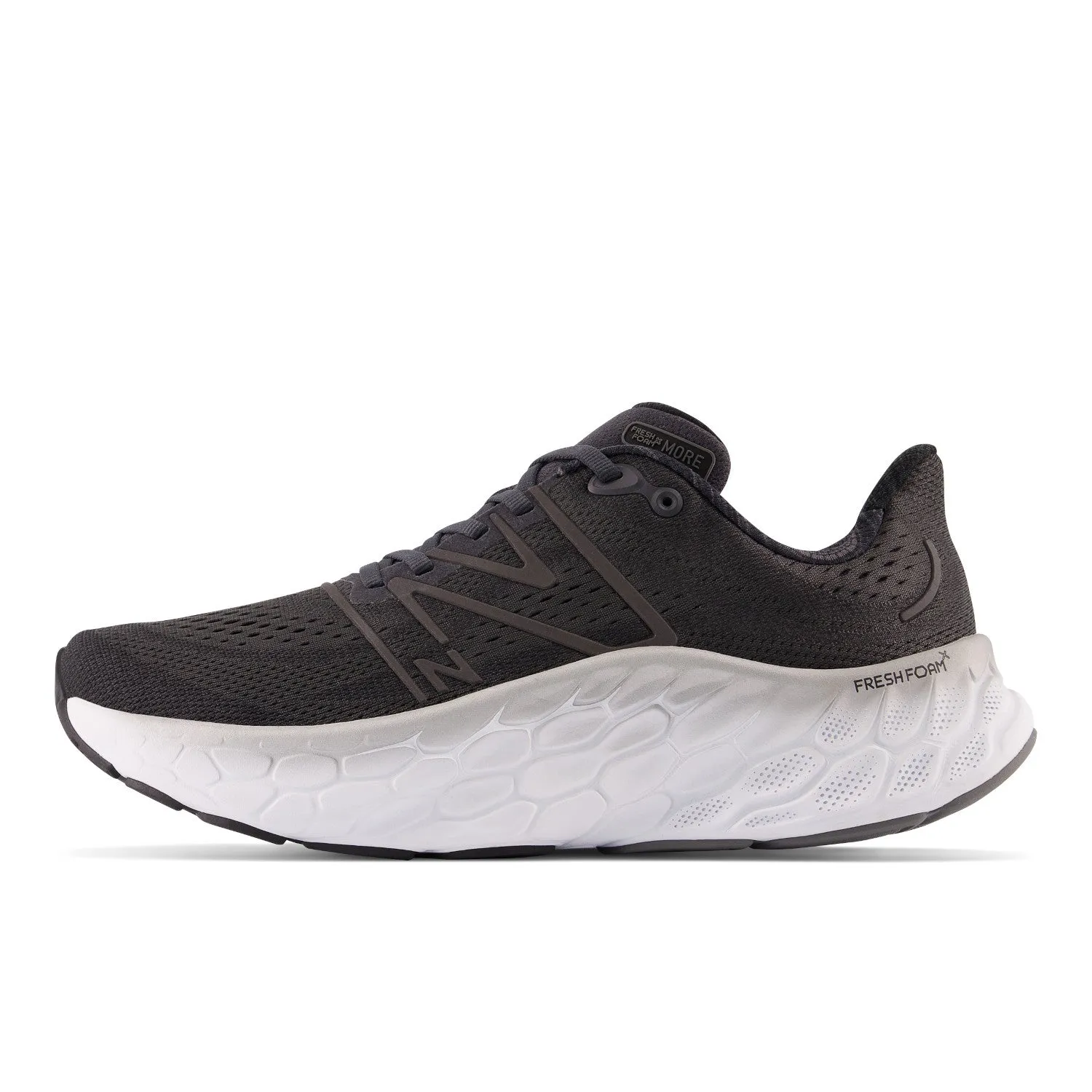 Men's New Balance Fresh Foam X More v4 Color: Black with Phantom