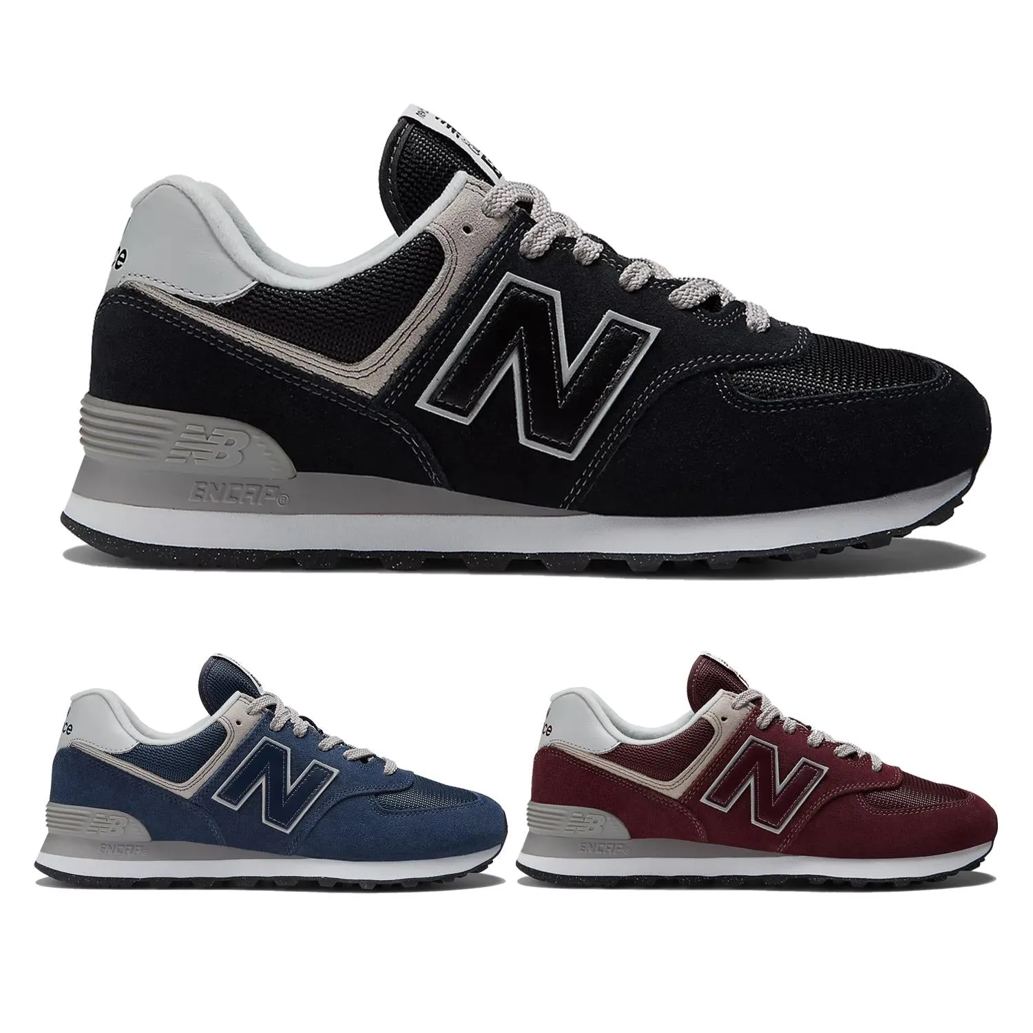 Men's Wide Fit New Balance ML574 Running Trainers - Exclusive ENCAP