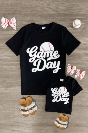 Mom & Me - "Game Day" Chenille Patch Top