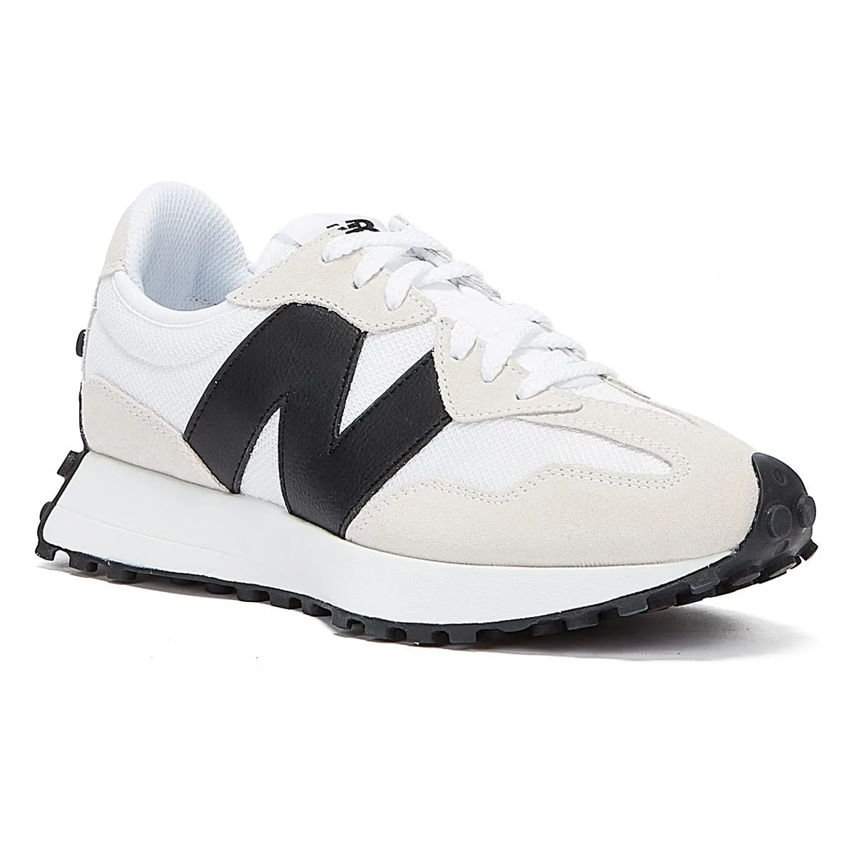 New Balance 327 White Trainers