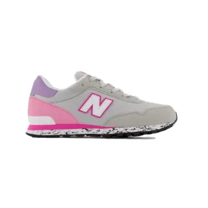 NEW BALANCE GC515DK-W 515 (GC515V1) JR'S (Wide) Rain Cloud Suede Running Shoes