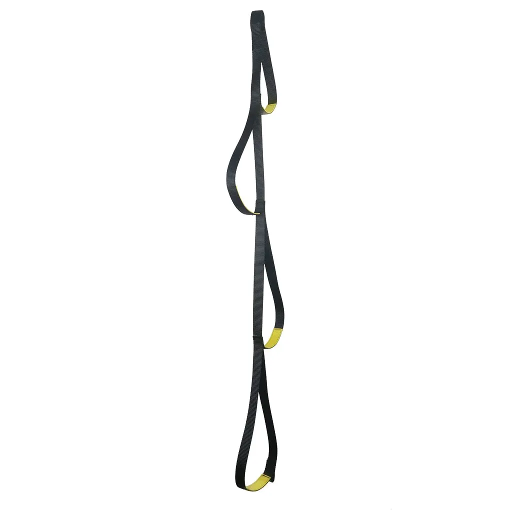 NewDoar Climbing Aider 4 Step Foot Ascender Loop(Black green)