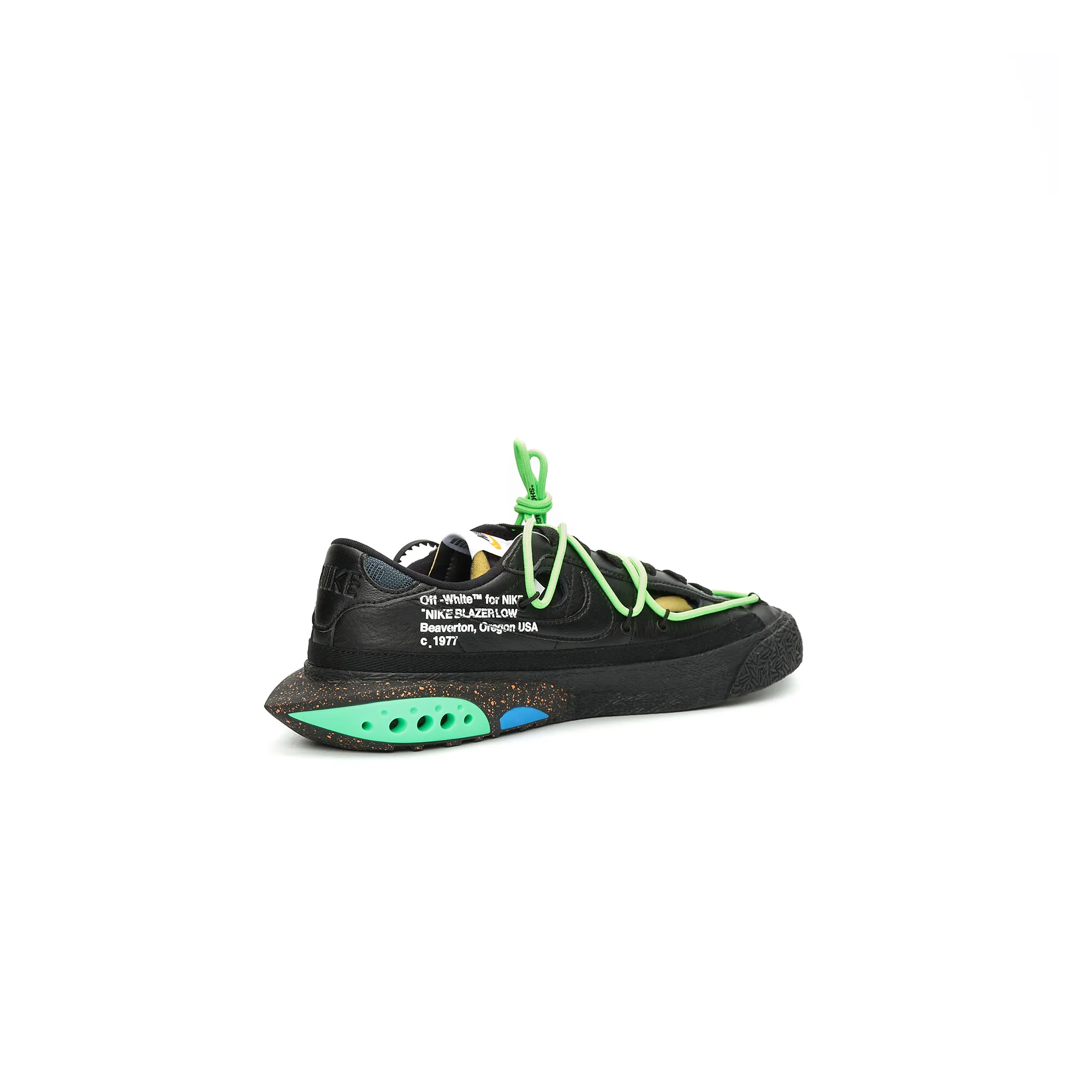 Nike Blazer Low Off-White Black Electro Green