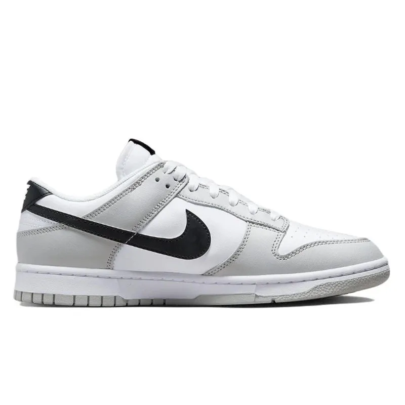 Nike Dunk Black White Panda Skateboarding Shoes - Classics for Men, Genuine Leather, Non-Slip, Comfortable SB Running Sneakers