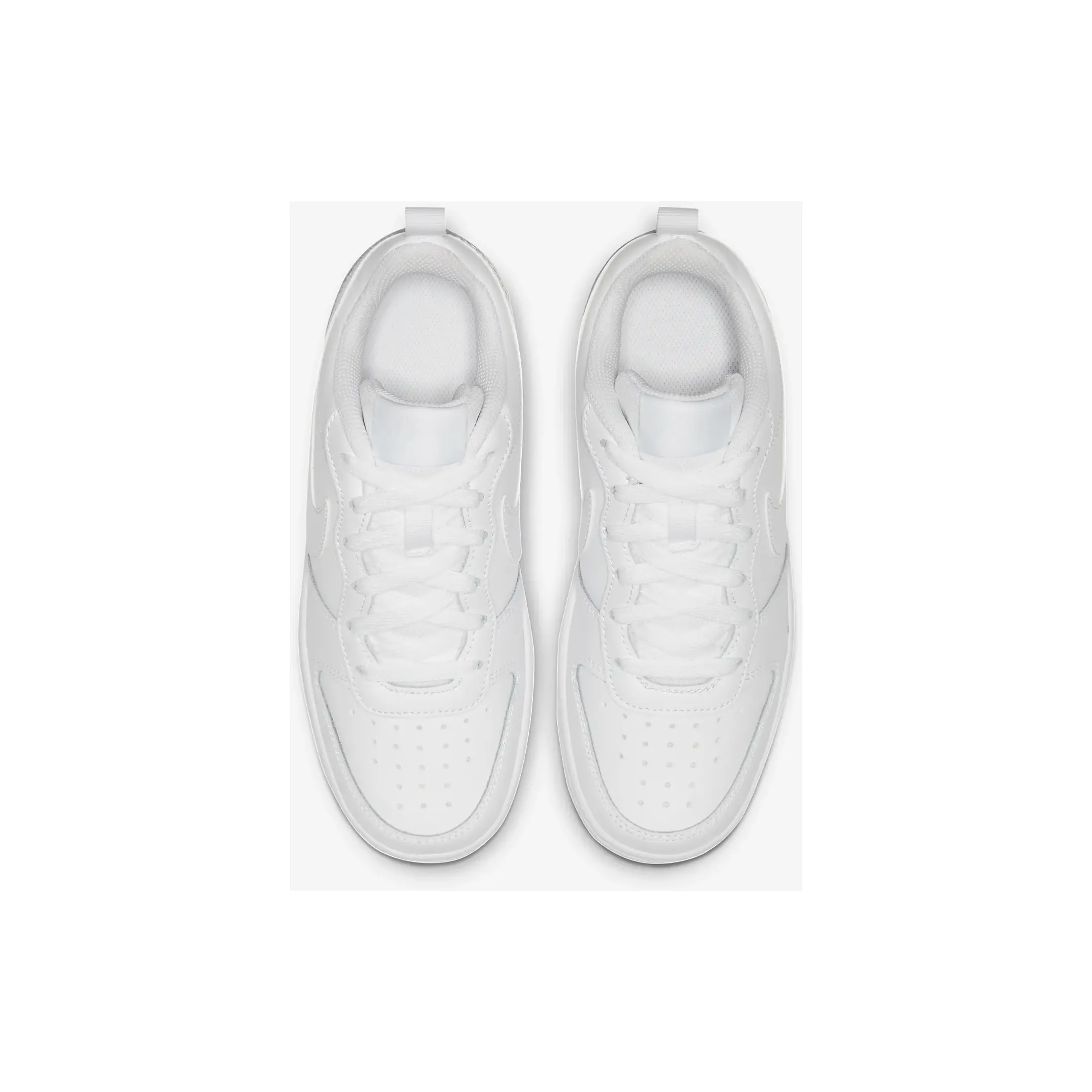 Nike Kid's Court Borough Low 2 Shoes - All White