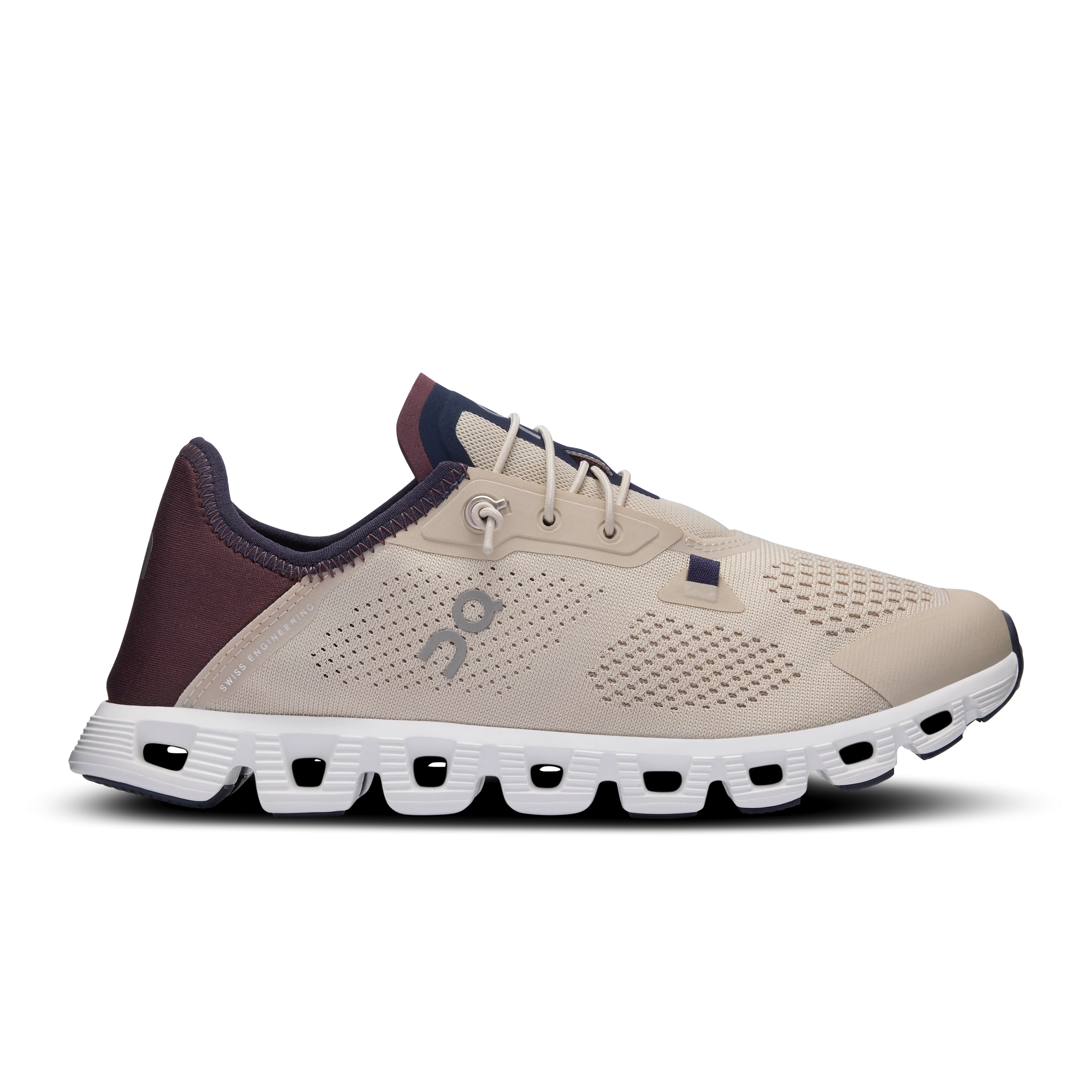 On Running Women's Cloud 5 Coast Shoes - Sand / Mulberry