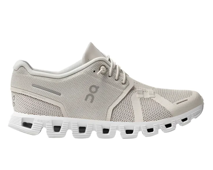 On Running Women's Cloud 5 Sneaker - Pearl/White