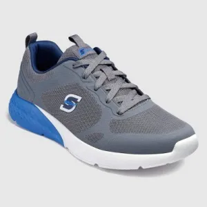 Open Box - S Sport By Skechers Men's Troy Sneakers - Gray/Blue 10