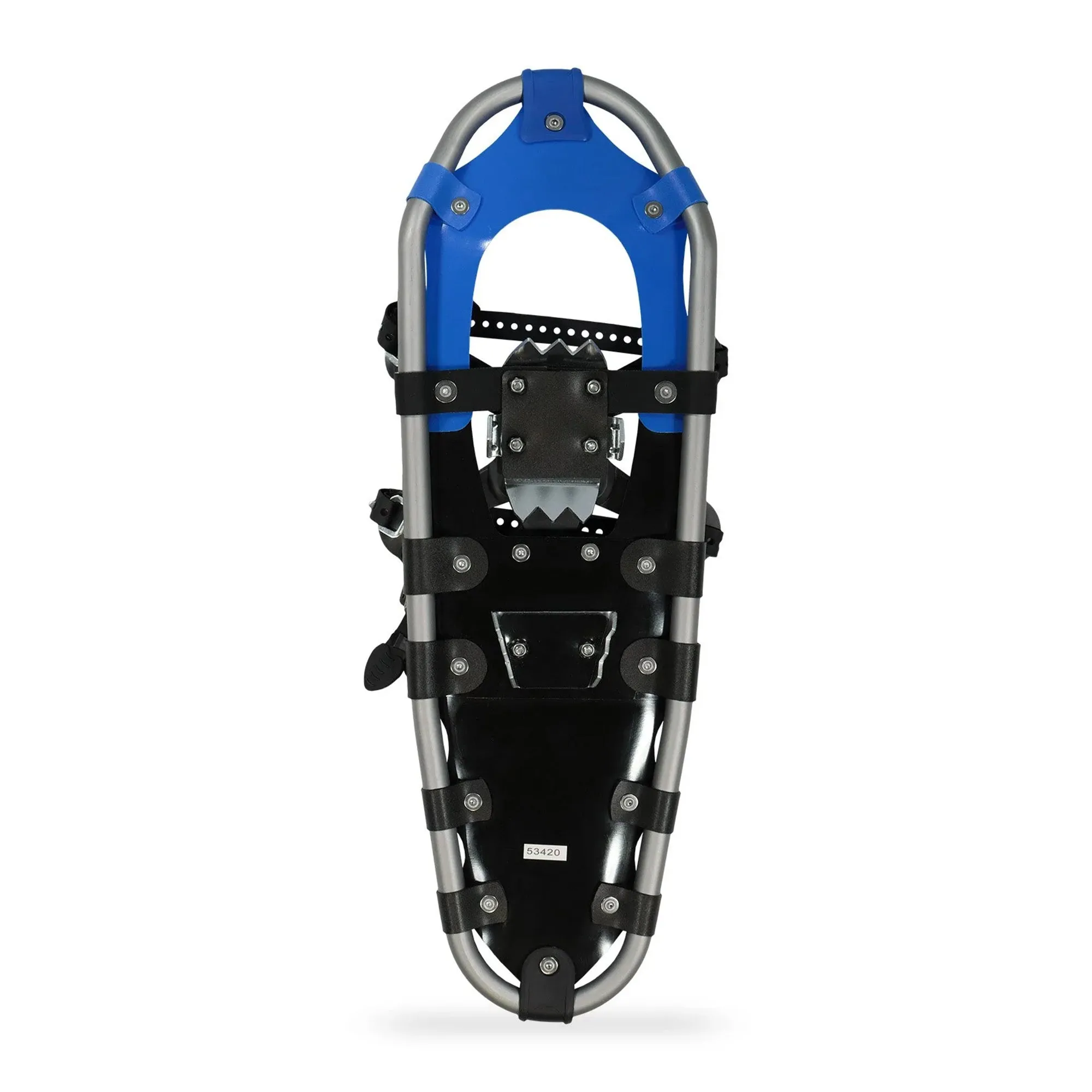 Outbound Men & Women's Lightweight 28 x 8" Adjustable Snowshoes, Black/Blue