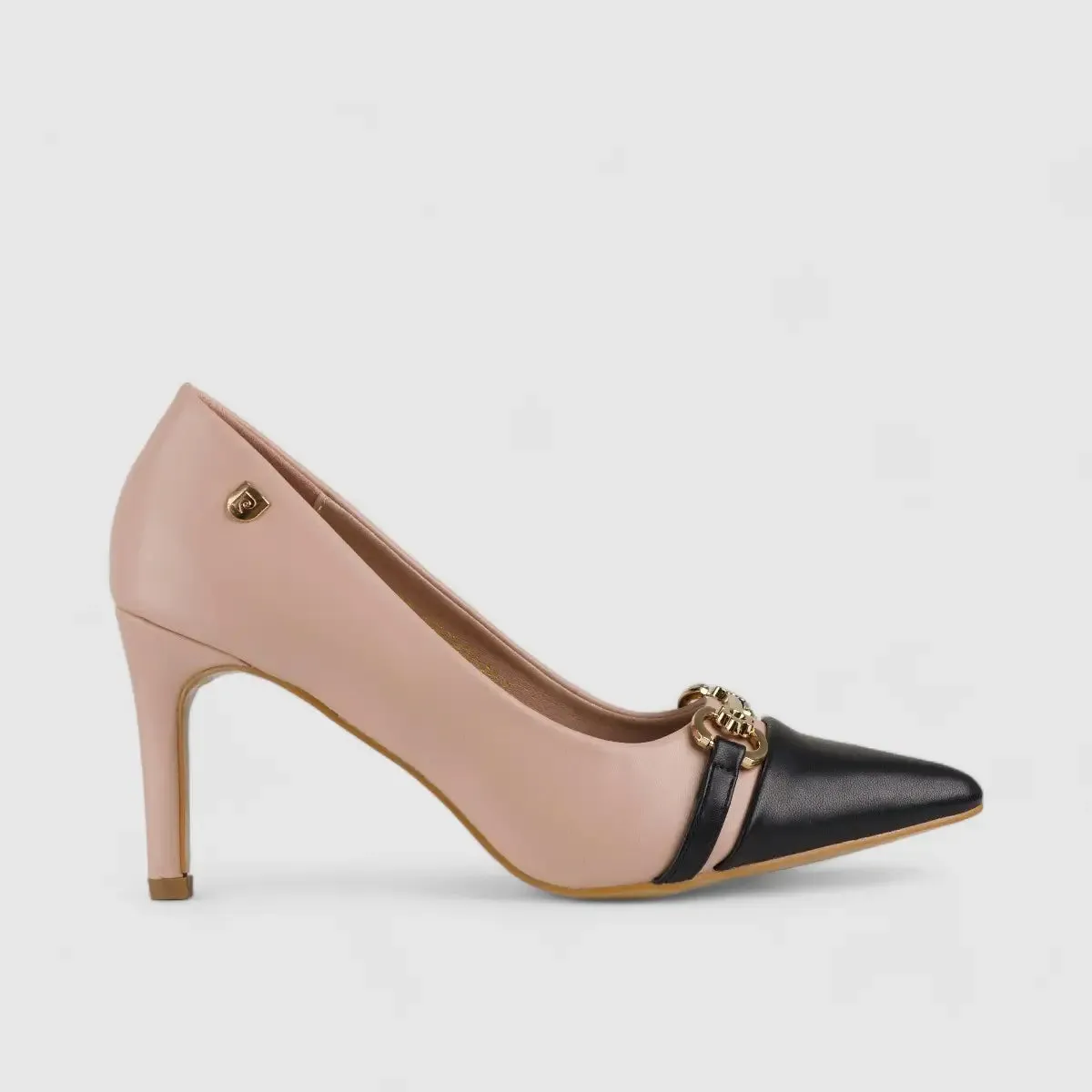 PC Dress Court Shoe Tan/Black 10605