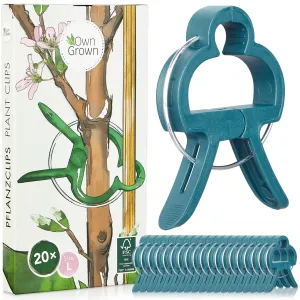 Plant Clips: 20x Plant Support Clips Size L  Climbing Plant Support For Climbing