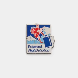 Polaroid High Definition Climbing Vintage Enamel Pin