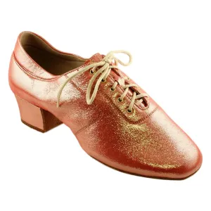 Practice Dance Shoes, 1205 Flexi, Leather Coral, Brown Sole